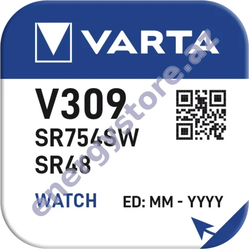 VARTA SILVER Coin V309 — V309 gümüş oksid batareya (00309)