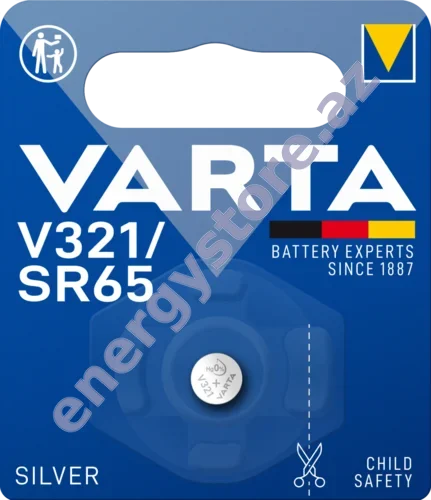 VARTA SILVER Coin V321 — V321 gümüş oksid batareya (00321)