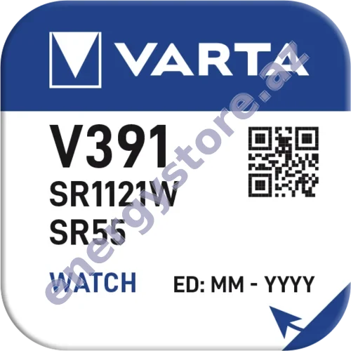 VARTA SILVER Coin V391 — V391 gümüş oksid batareya (00391)