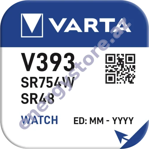 VARTA SILVER Coin V393 — V393 gümüş oksid batareya (00393)