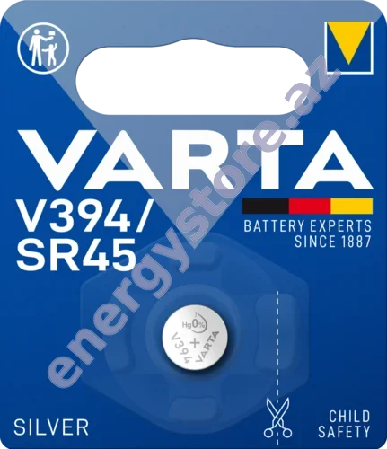 VARTA SILVER Coin V394 — V394 gümüş oksid batareya (00394)