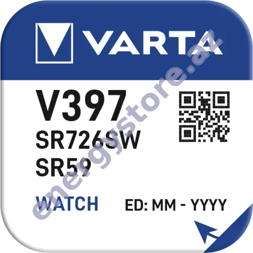 VARTA SILVER Coin V397 — V397 gümüş oksid batareya (00397)