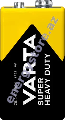 VARTA Super Heavy Duty 9V — 9V sink-karbon batareya (02022)
