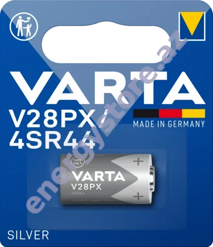 VARTA SILVER Cylindrical V28PX — V28PX gümüş oksid batareya (04028)
