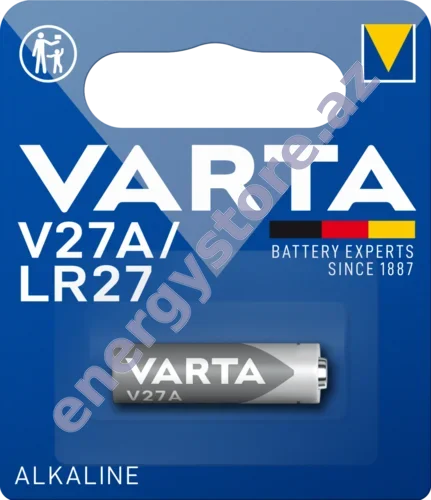 VARTA ALKALINE Special V27A — V27A alkalin-manqan batareya (04227)