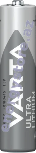 VARTA Ultra Lithium AAA — AAA litium-dəmir disulfid batareya (06103)