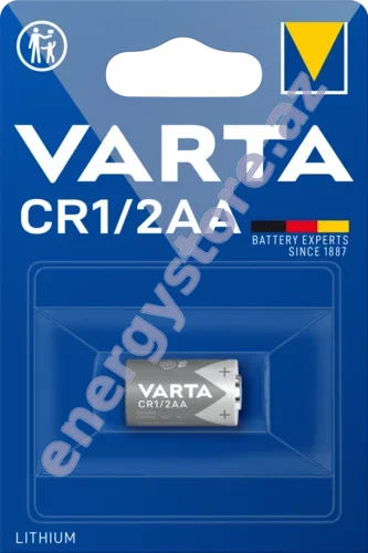 VARTA LITHIUM Cylindrical CR1/2AA — CR1/2AA litium-manqan dioksid batareya (06127)