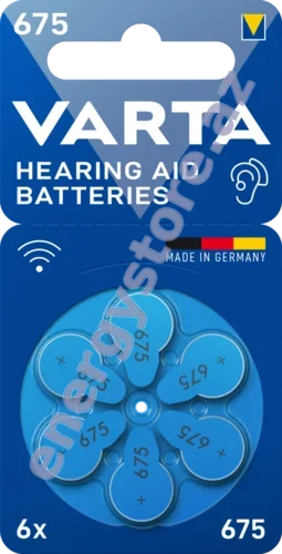 VARTA Hearing Aid Batteries 675 — 675 sink-hava batareya (24600)