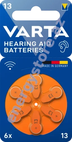 VARTA Hearing Aid Batteries 13 — 13 sink-hava batareya (24606)
