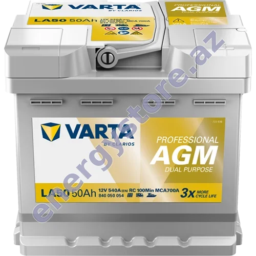 VARTA LA50 starter akkumulyatoru