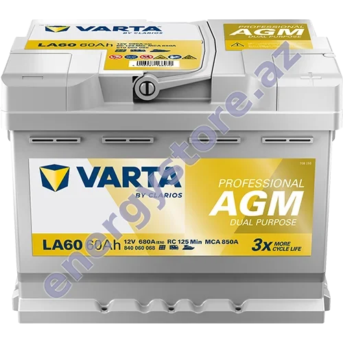 VARTA LA60 starter akkumulyatoru