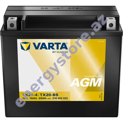 VARTA TX20-4 starter akkumulyatoru